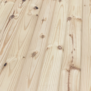 Beautiful pine siding that was produced in a millwork shop.