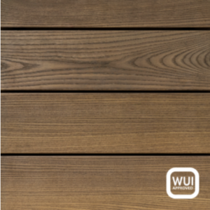 thermally modified ash decking