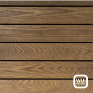 thermally modified ash decking