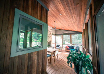 Thermally modified interior